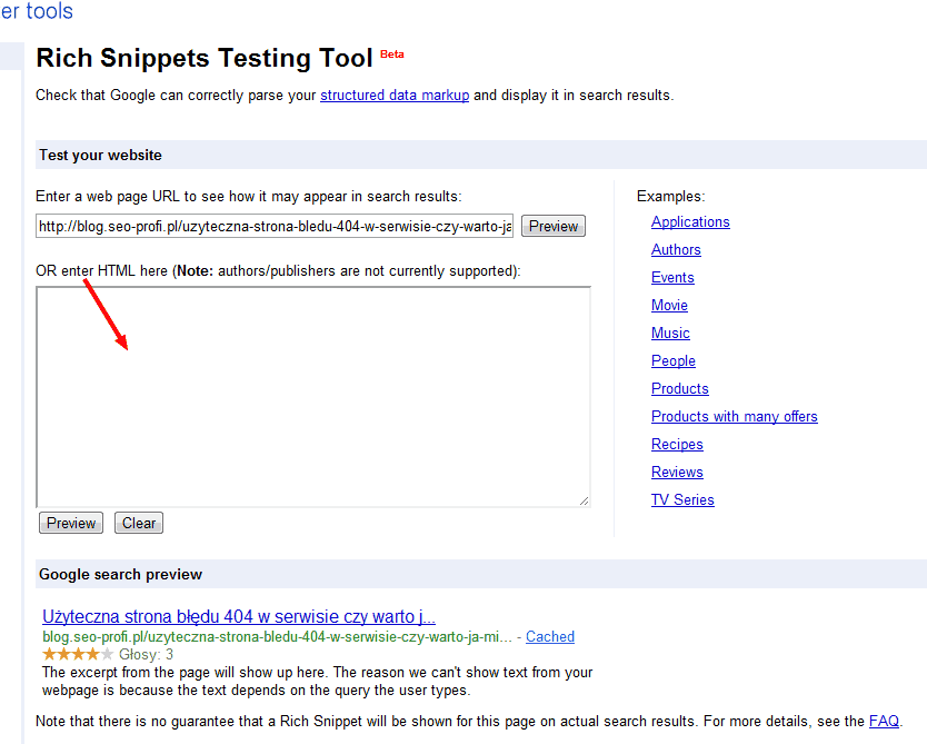 Rich Snippets Testing Tools