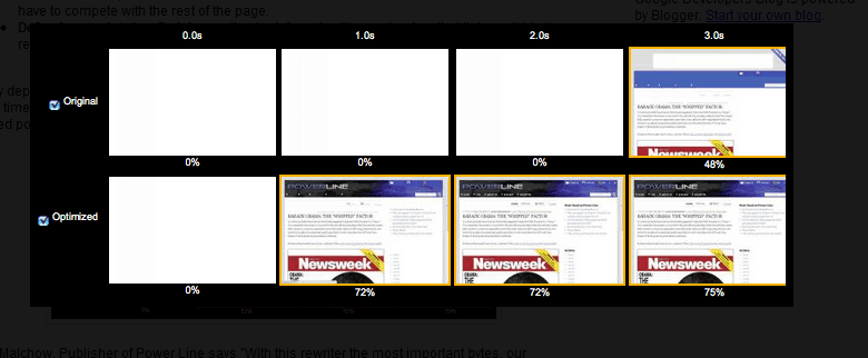 Cache and proritize Visible Content