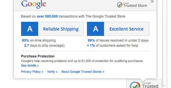 Google Trusted Stores