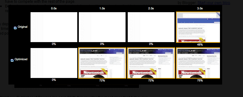 Cache and proritize Visible Content
