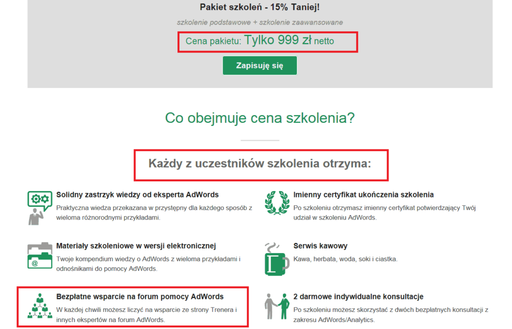 Remnet - szkolenia Adwords a Forum Google Adwords Trenera Google Tomasza Ciepłucha